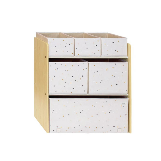 Organizador de Juguetes Múltiple de Tela - Rosa Palito | 3 Sprouts