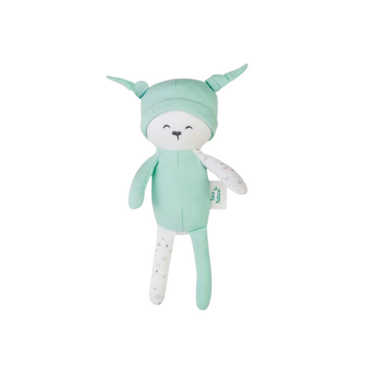 Peluche 100% Algodón Orgánico - Menta