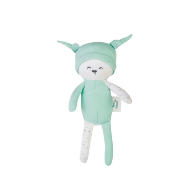 Peluche 100% Algodón Orgánico - Menta