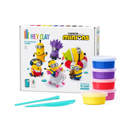 Set de 15 Potes de Arcilla para Modelar: Minions