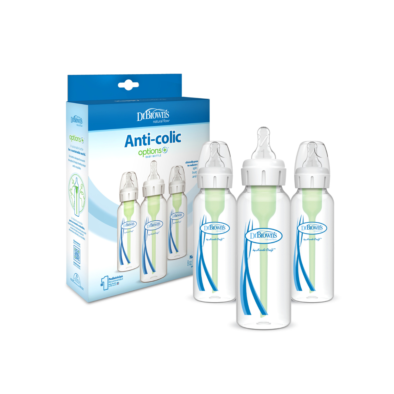 Pack de 3 Mamaderas Anticólicos - 250ml