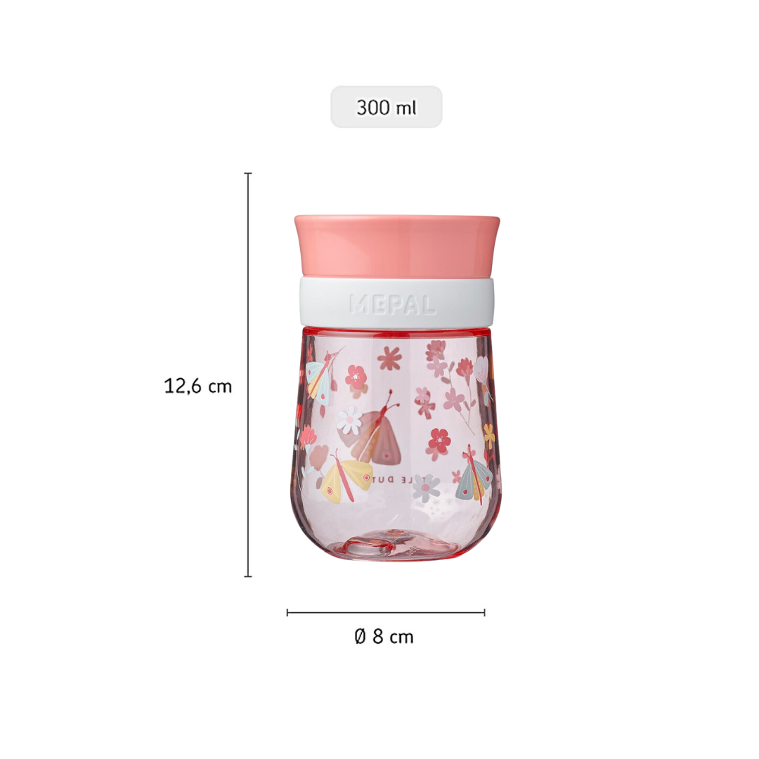 Vaso 360° Antiderrame 300 ml - Flores - Little Dutch