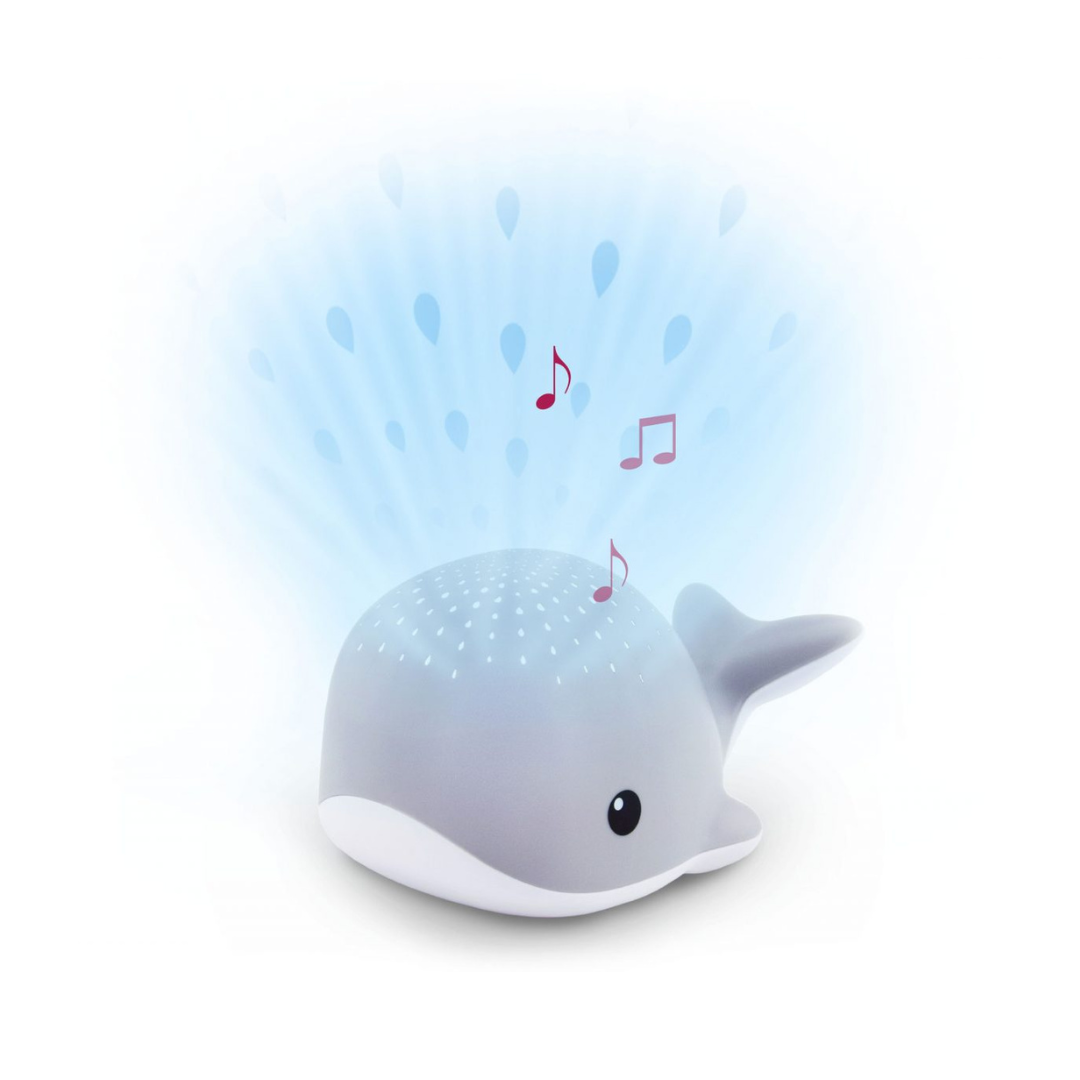 Light Projector with Relaxing Melodies - Wally The Whale