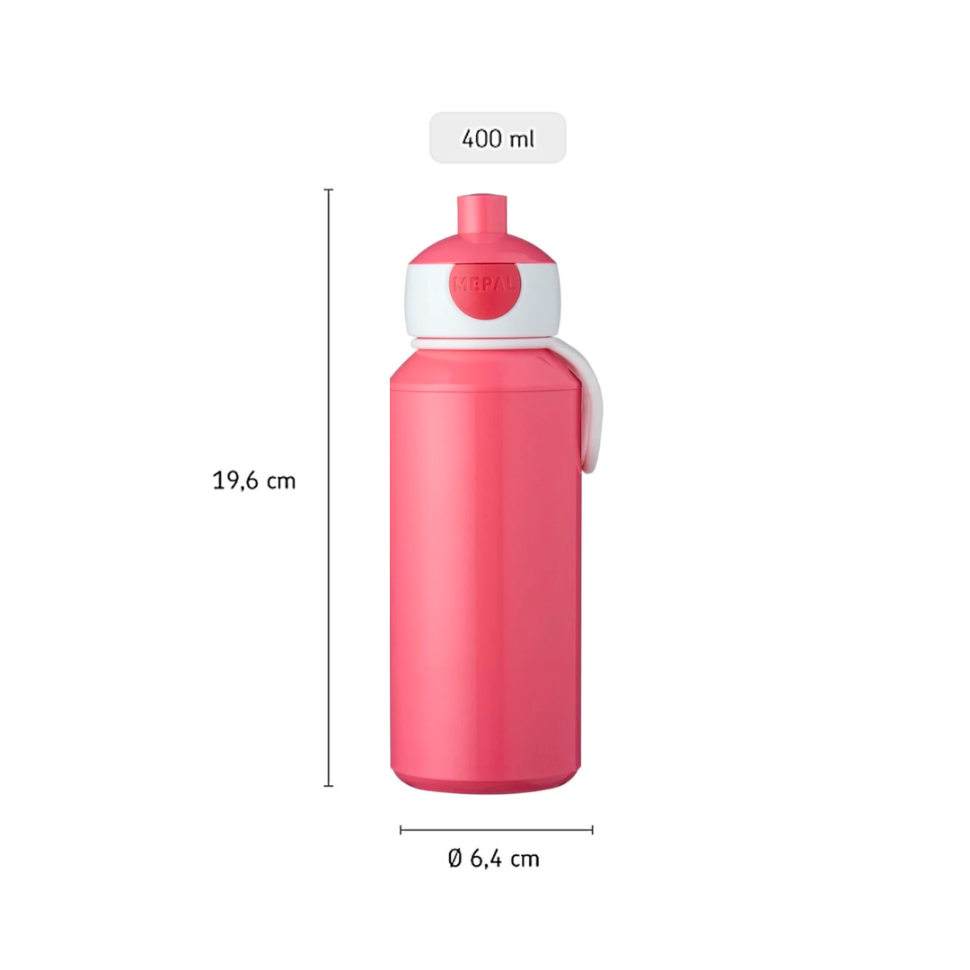 Botella de Agua Pop-Up 400 ml - Rosado