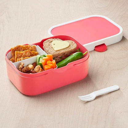 Lunch Box + Pop-Up Bottle Set - Pink