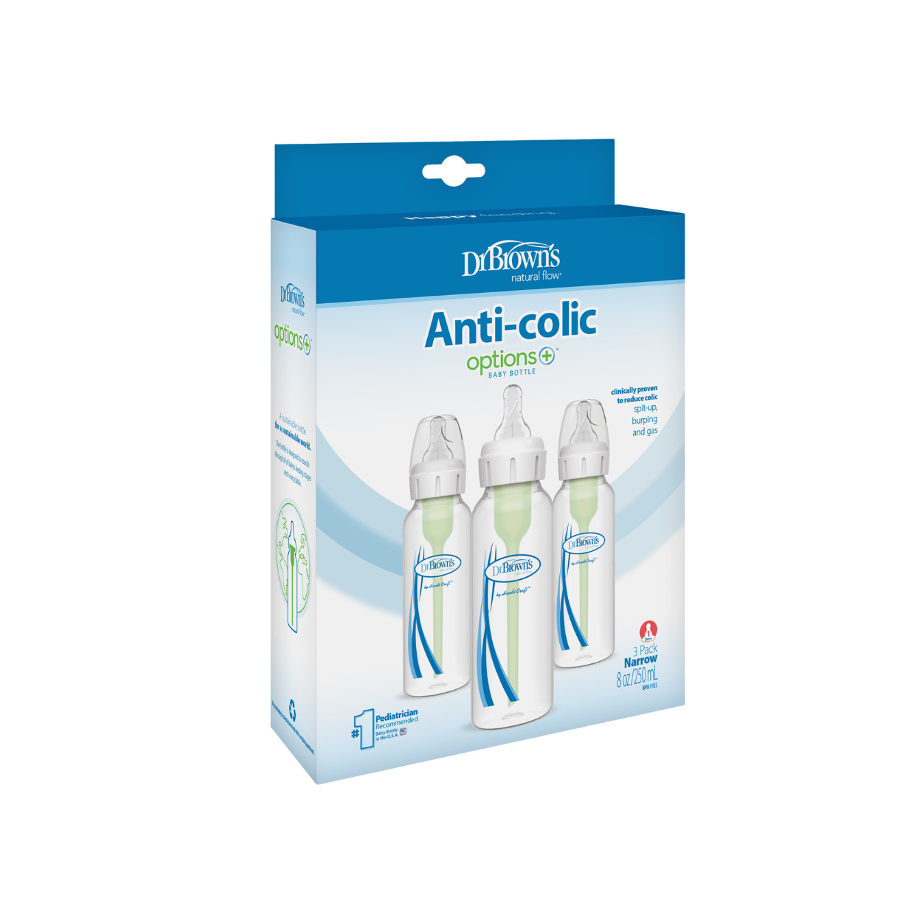 Pack de 3 Mamaderas Anticólicos - 250ml