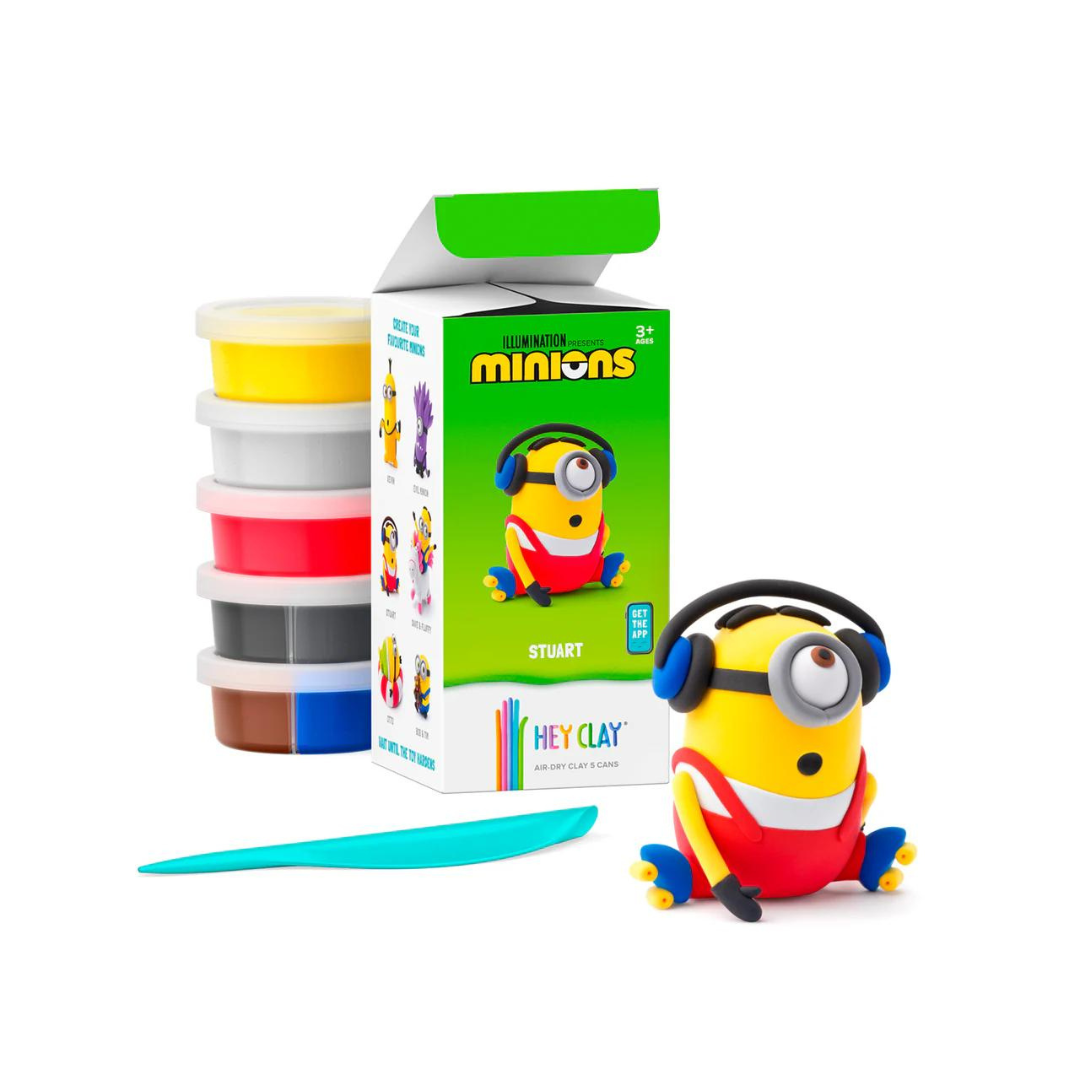 Set de 5 Potes de Arcilla para Modelar: Minions - Stuart