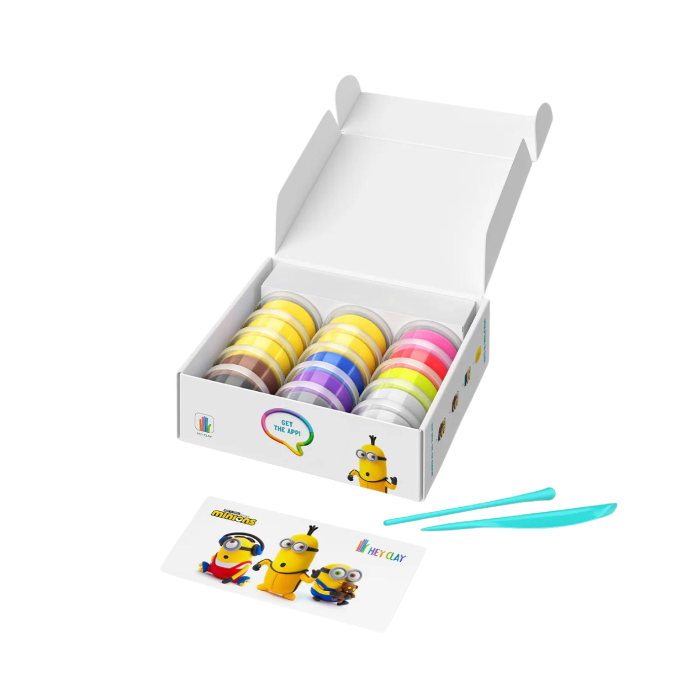 Set de 15 Potes de Arcilla para Modelar: Minions