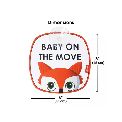 Pack de 2 Señaléticas “Baby on the Move”