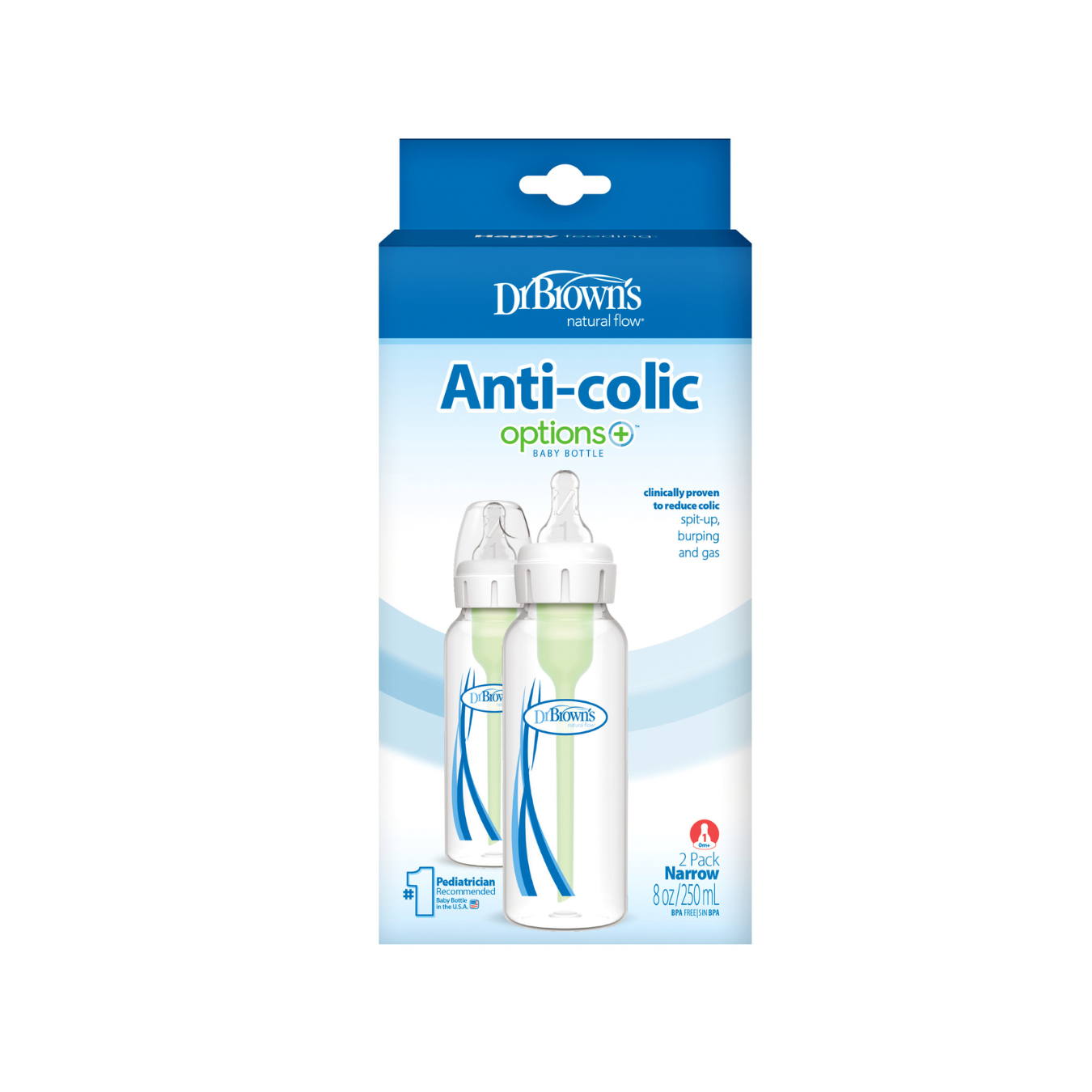 Pack de 2 Mamaderas Anticólicos - 250ml