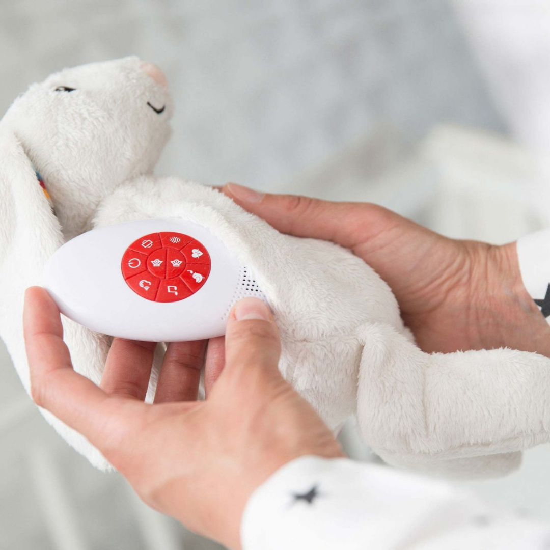 Peluche con Ruido Blanco y Sensor de Llanto - Bibi The Bunny