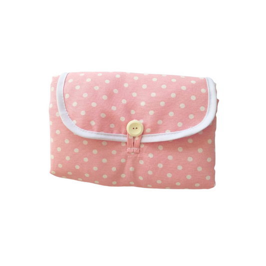 Portable Changing Pad - Pink Dots