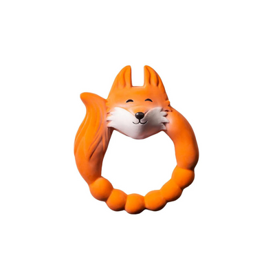 Teething Ring - Orange Fox