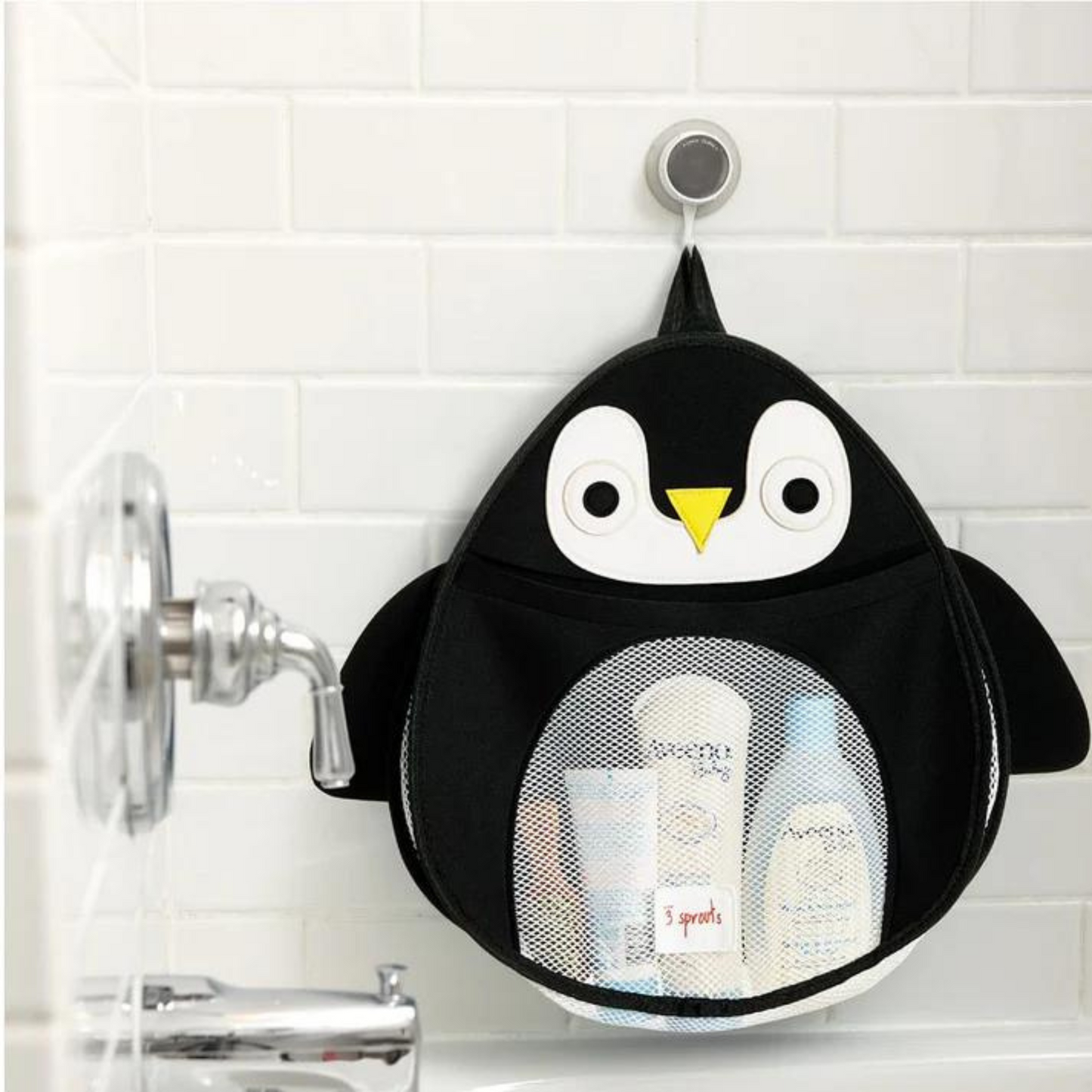 Penguin Bathroom Organizer 3 Sprouts