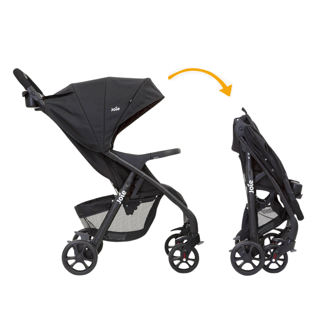 Travel System: Coche Muze™ LX + Silla Nido - Universal Black