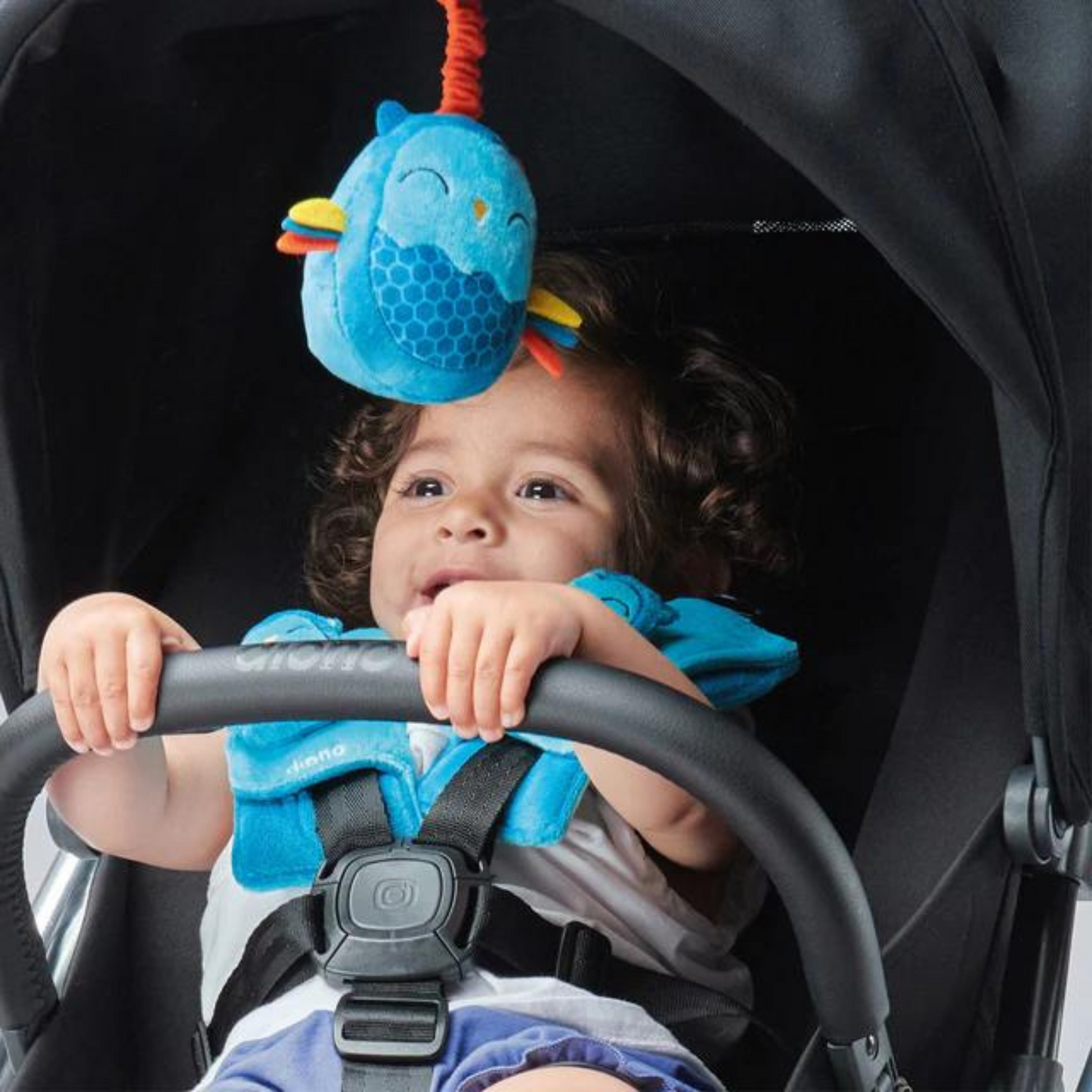 Almohadilla para Arnés con Juguete Multisensorial Diono Baby - Buho