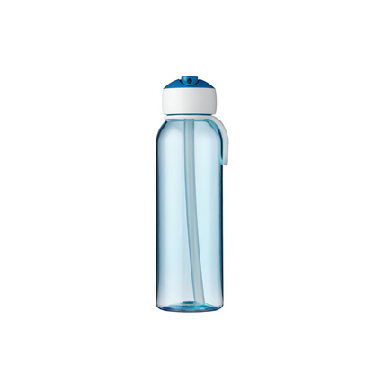 Flip-Up Water Bottle - Blue