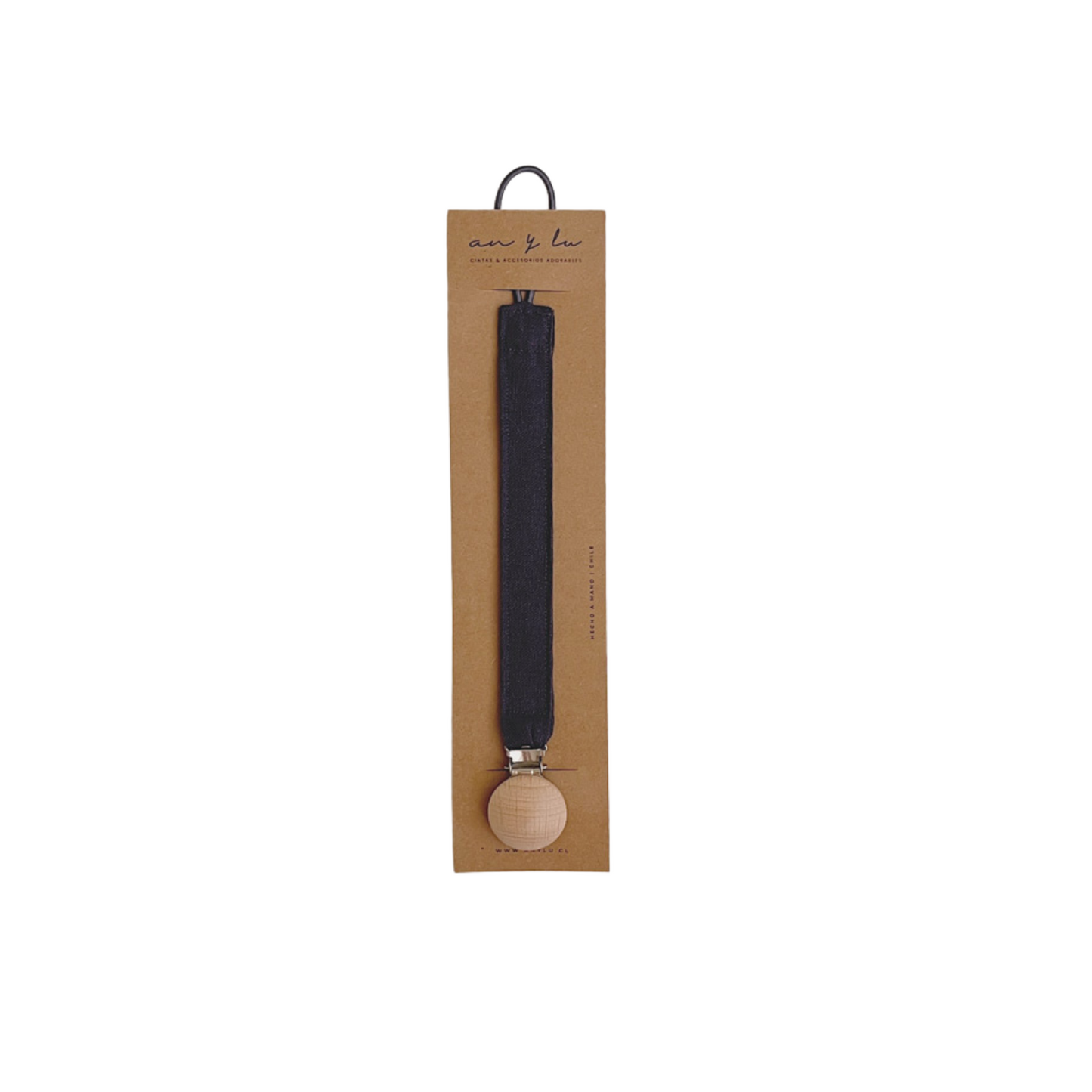 Linen Pacifier Holder - Beige