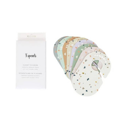 Closet Dividers (Newborn to 24 Months) - Terrazzo