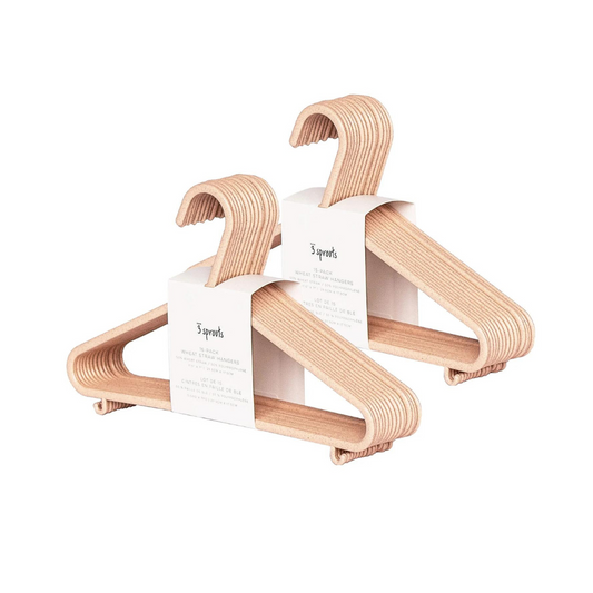 Set of 30 Eco-Friendly Hangers for Baby and Children's Clothes - Pink