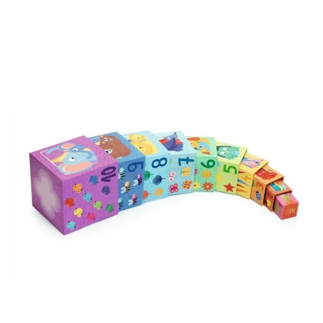 Cubos Apilables 10 Unidades - Arcoíris
