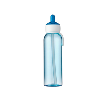 Flip-Up Water Bottle - Blue