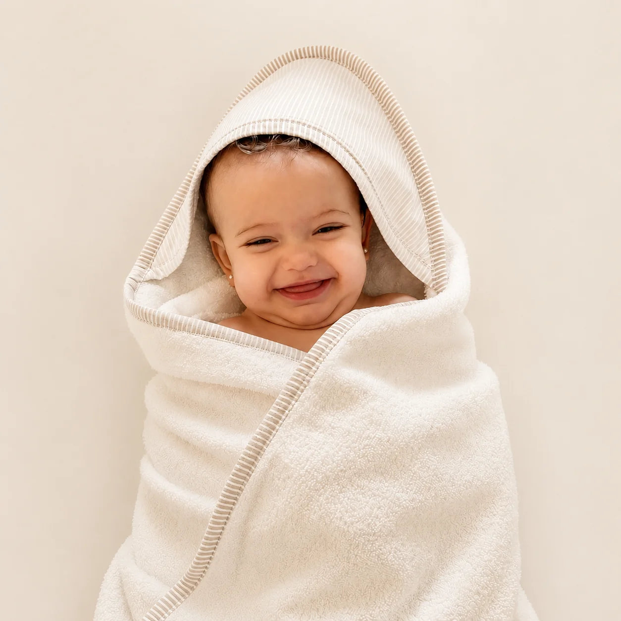 Toalla Capucha - Beige | Antü Baby