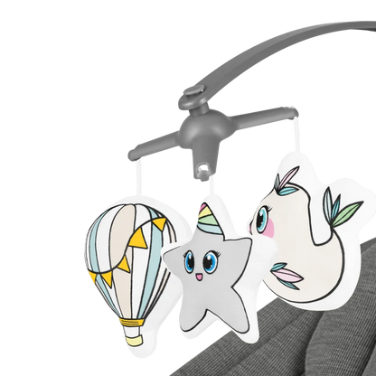 Silla Nido Eléctrica Blossom - Grey Concrete | Lionelo