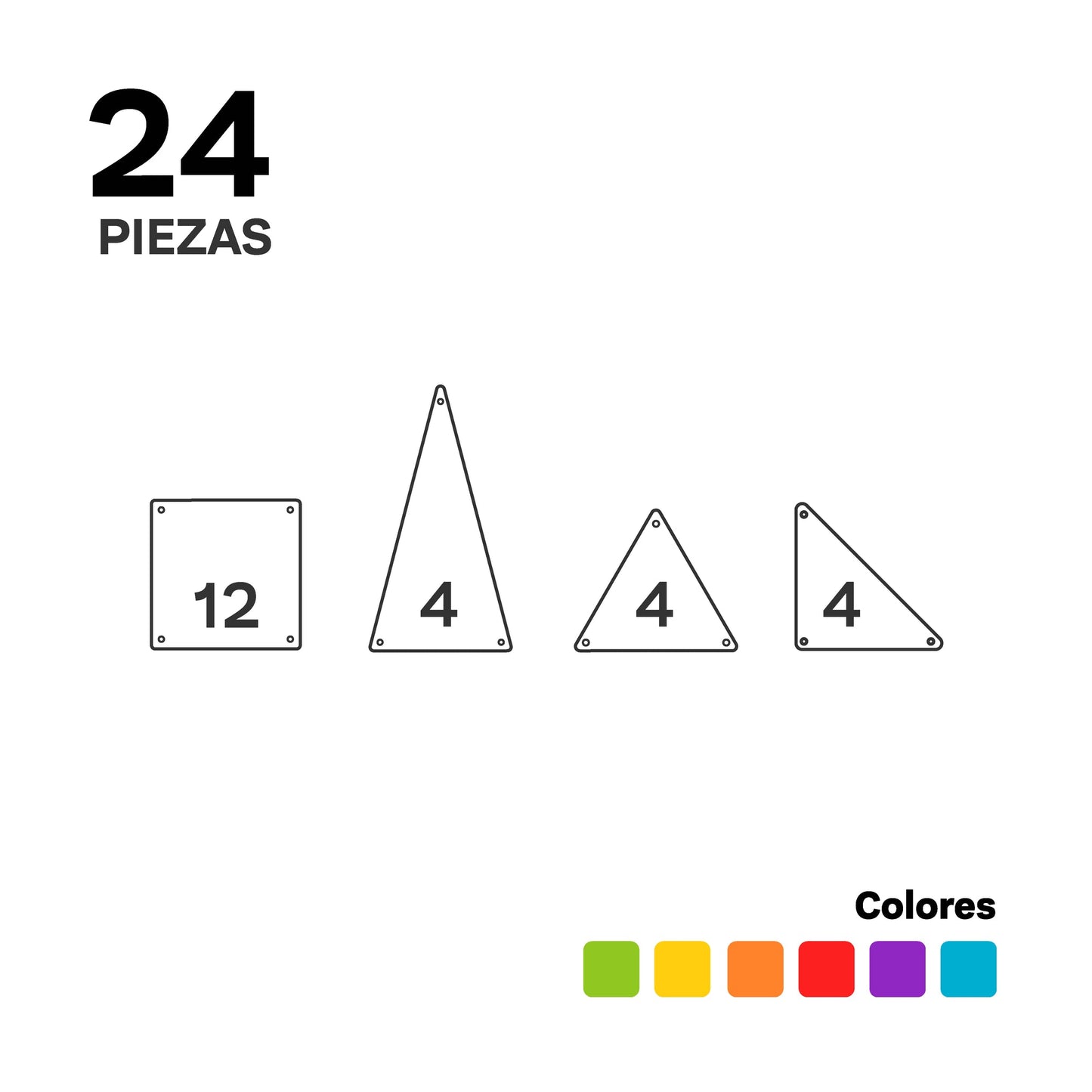 Imanix Mini - 24 Piezas | Imanix