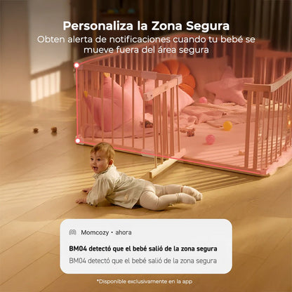 Monitor de bebé Wi - Fi con pantalla HD de 5" - MOMCOZY - Mini Nuts - Expertos en sillas de auto y coches de paseo