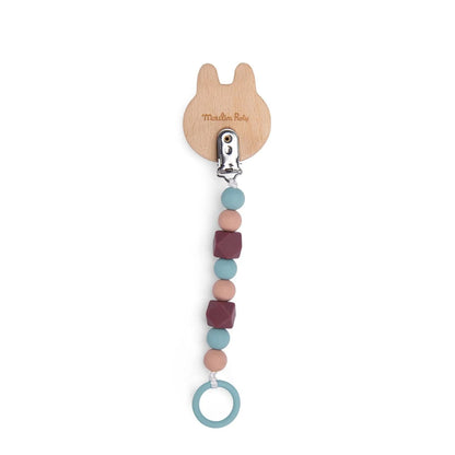 Portachupete Madera y Silicona - Conejo | Moulin Roty