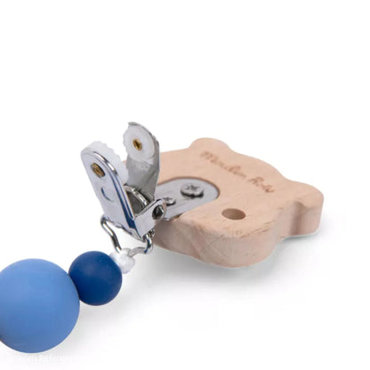 Portachupete Madera y Silicona - Hamster | Moulin Roty