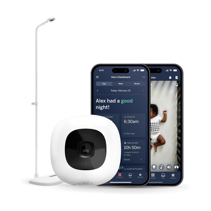 Monitor Inteligente para Bebé Nanit Pro + Soporte de Piso (Gen 2) | Nanit
