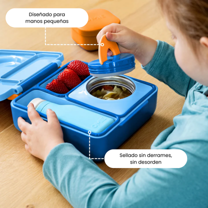 OmieBox® – Lonchera Térmica Infantil con Termo Integrado - Blue Sky | Omie