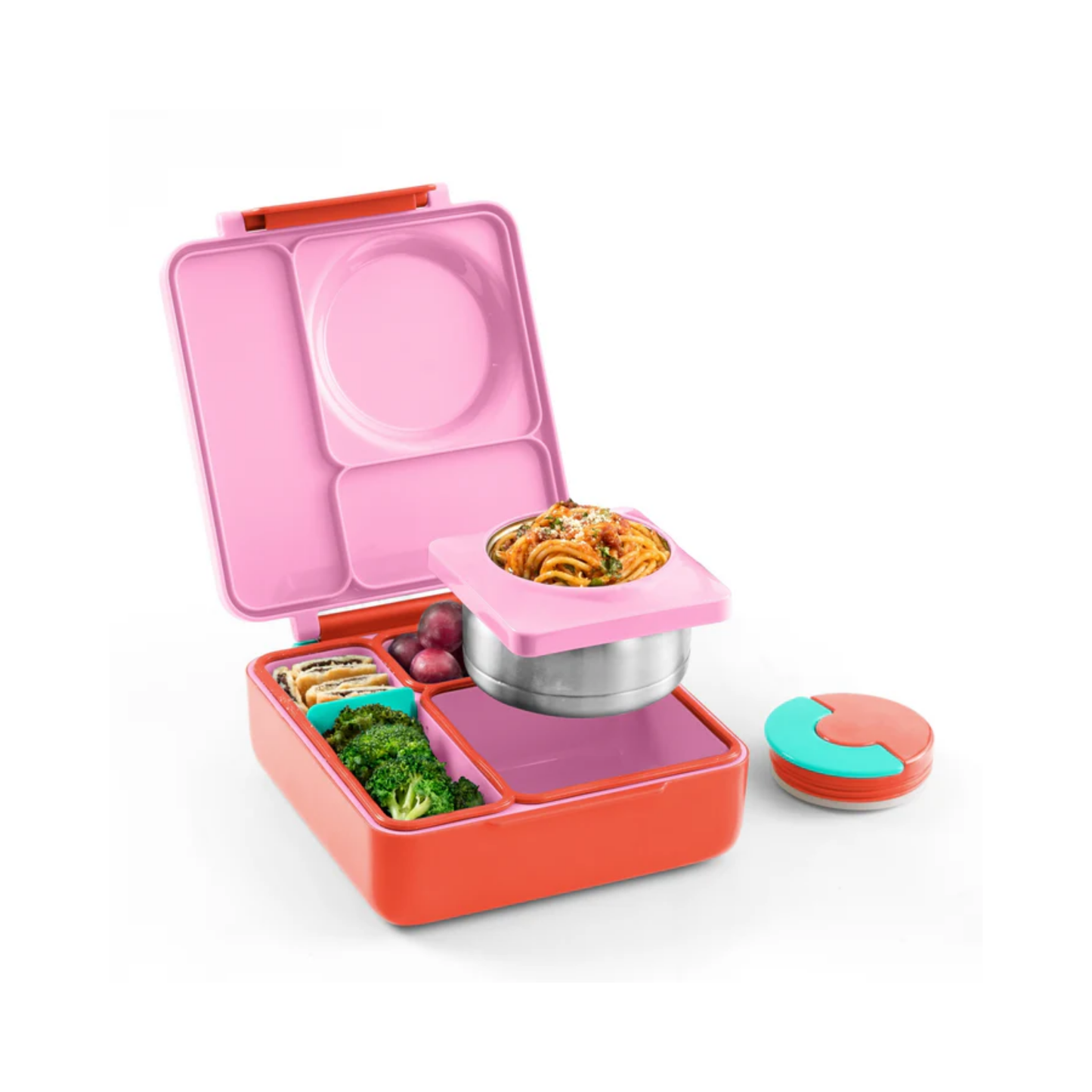 OmieBox® – Lonchera Térmica Infantil con Termo Integrado -  Pink Berry | Omie