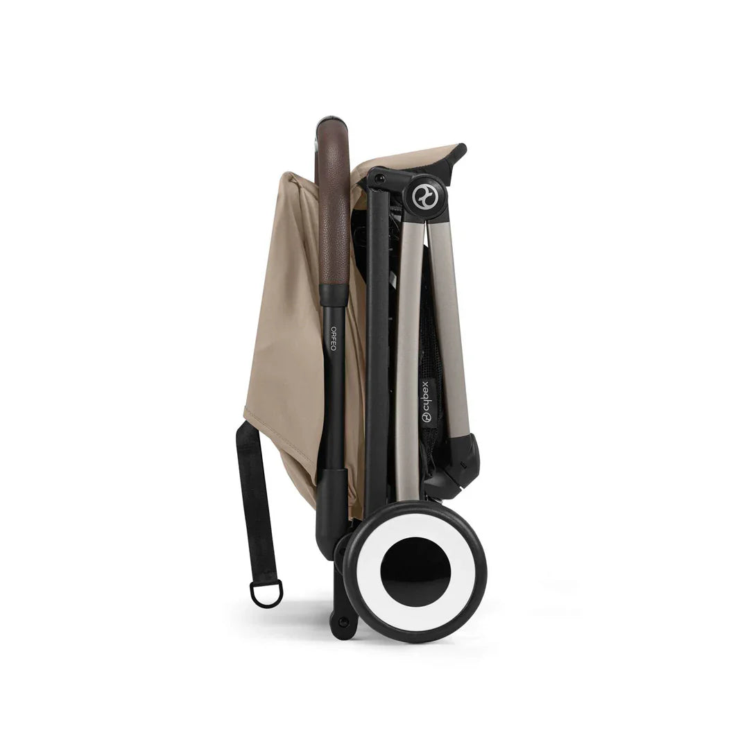 Travel System: Coche Orfeo + Silla Nido Aton G + Base G - Almond Beige