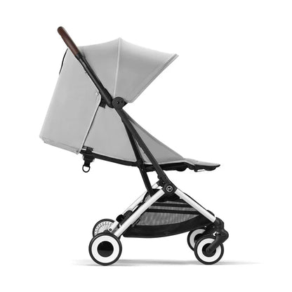 Travel System: Coche Orfeo + Silla Nido Aton G + Base G - Fog Grey