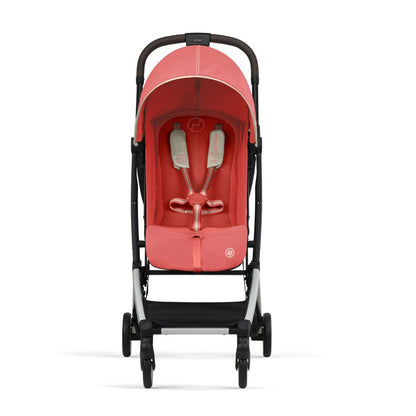 Travel System: Orfeo Stroller + Aton G Nest Chair + G Base - Hibiscus Red 