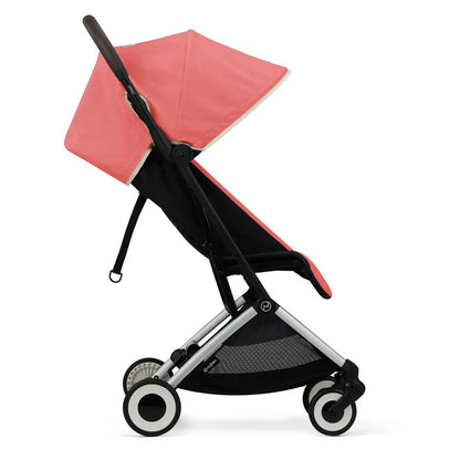 Travel System: Orfeo Stroller + Aton G Nest Chair + G Base - Hibiscus Red 