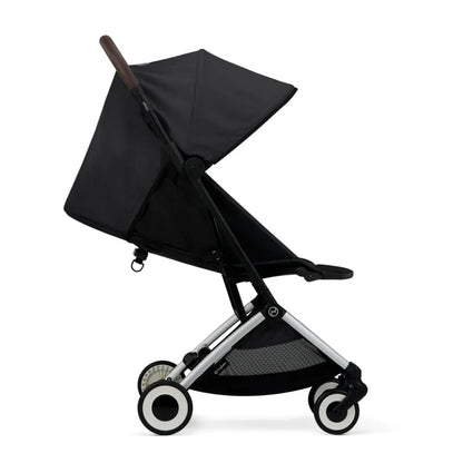 Travel System: Orfeo Stroller + Aton G Nido Chair + G Base - Moon Black 