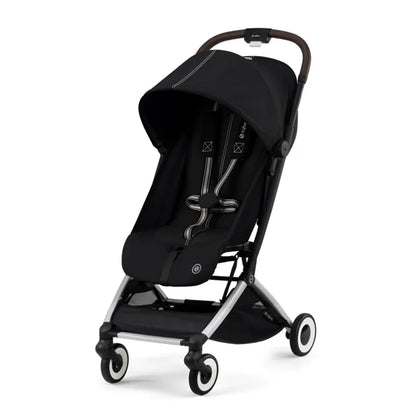 Travel System: Orfeo Stroller + Aton G Nido Chair + G Base - Moon Black 