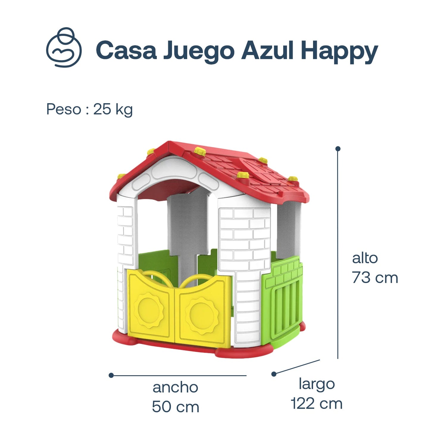 Casa Juego Happy - Azul | Bebesit