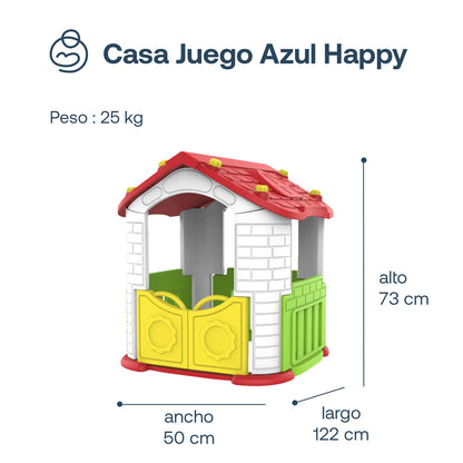 Casa Juego Happy - Azul | Bebesit