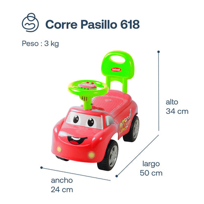 Correpasillo 618 - Rojo | Bebesit