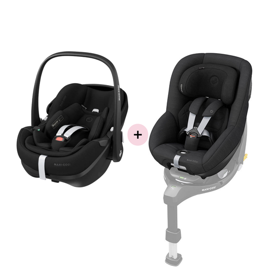 Pack Maxi-Cosi: Silla Pebble 360° Pro + Base FamilyFix 360 Pro + Silla Pearl 360° Pro