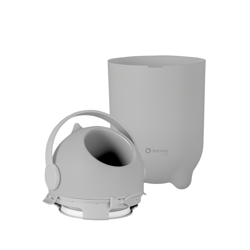 Basurero Contenedor de Pañales Purebin - Grey | Lionelo