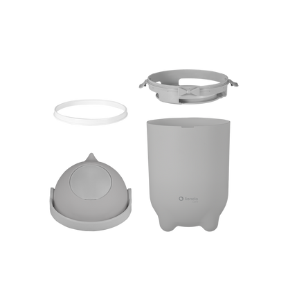 Basurero Contenedor de Pañales Purebin - Grey | Lionelo