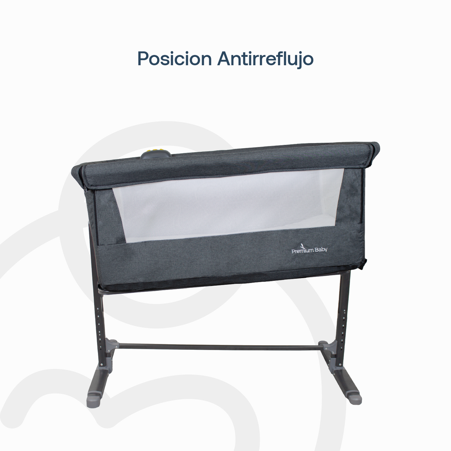 Cuna Colecho Con Dispositivo de Vibración Premium Baby Mix - Gris | Bebesit