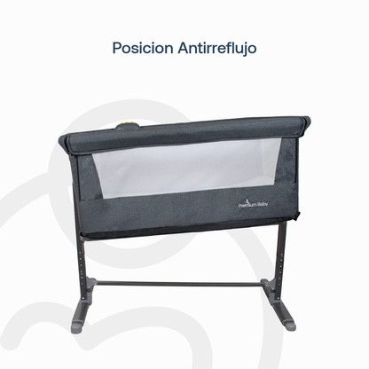 Cuna Colecho Con Dispositivo de Vibración Premium Baby Mix - Gris | Bebesit