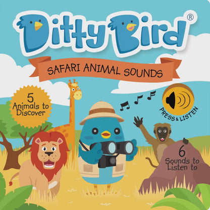 Libro Interactivo Musical - Safari Animal Sounds